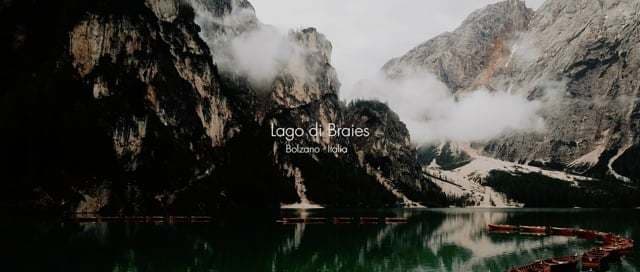 Videoclip de AXINTE FILMS  la Lago di Braies