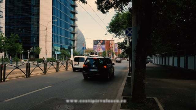 Videoclip de Costi Pirvulescu Badea la Biserica Militara Sf. Mare Mucenic Mina
